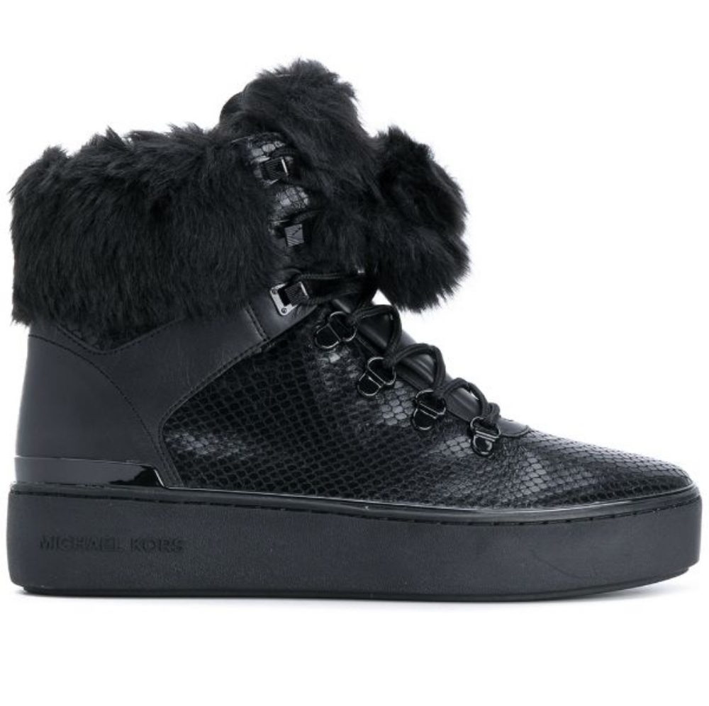 Michael Kors Fuzzy High Top Sneakers